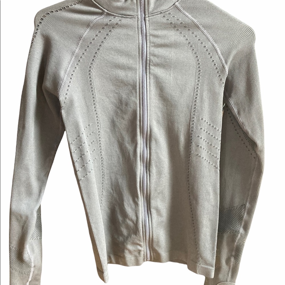Fabletics Seamless Mock Neck Zip Jacket - image 1